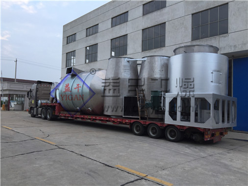 北大医药重庆大新药业股份有限公司订购的大型非标XSG-22型闪蒸干燥机现发货