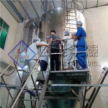 广州某制药公司ZLPG中药浸膏喷雾干燥机安装调试完毕